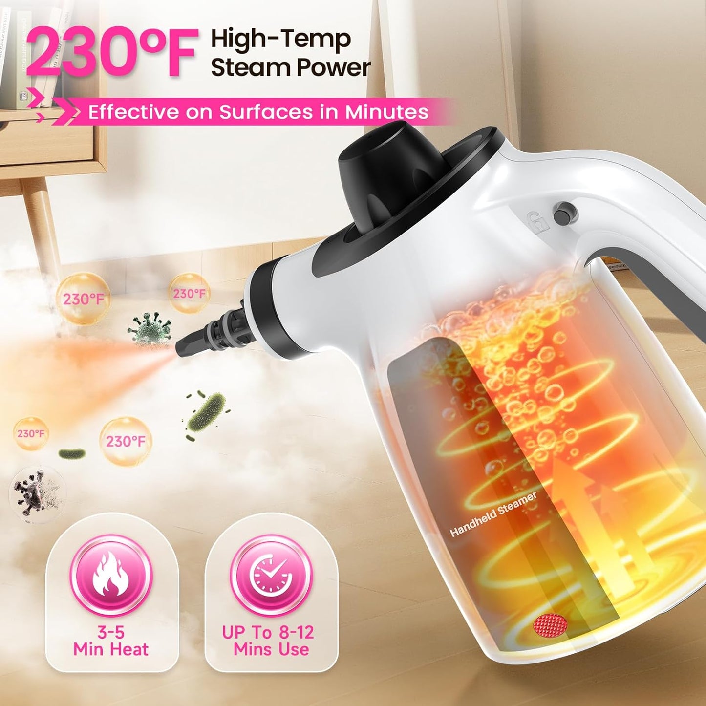 Electric Scrubber, Steam Cleaner