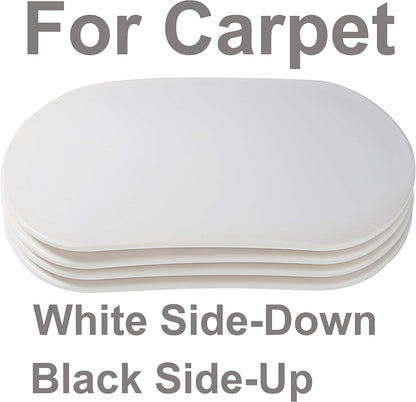9-1/2in X 5-3/4in.Furniture Moving Kit (8pcs) for All Floor Types/Multi-Surface 2-in-1 Reusable Furniture Carpet Slider with Hardwood Glides/Furniture Sliders&Sock Gliders