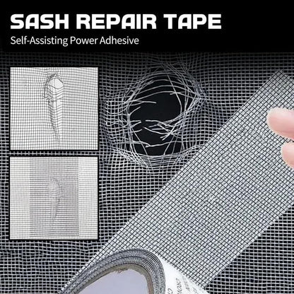Upgraded Strong Adhesive Screen Repair Tape, 2024 New 2" x 80" Screen Repair Kit Window Fiberglass Mesh Screen Repair Tape, Self-Adhesive Screen Window Repair Patch for Doors, Windows