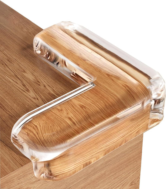 12 Pack Corner Protector for Baby, Clear Corner Protectors Guards, Furniture Corner Guard & Edge Baby Proof Bumper, Baby Safety Products for Furniture & Table Sharp Edges, Baby Proofing (L Shape)