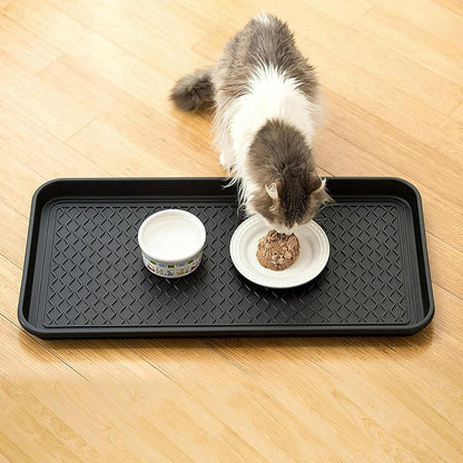 Rubber Boot Tray for Entryway,Boot Mat,Shoe Tray,Shoe Mat for Indoor and Outdoor Use (Soft Silicone Rubber, 29.5X14.9 inch)