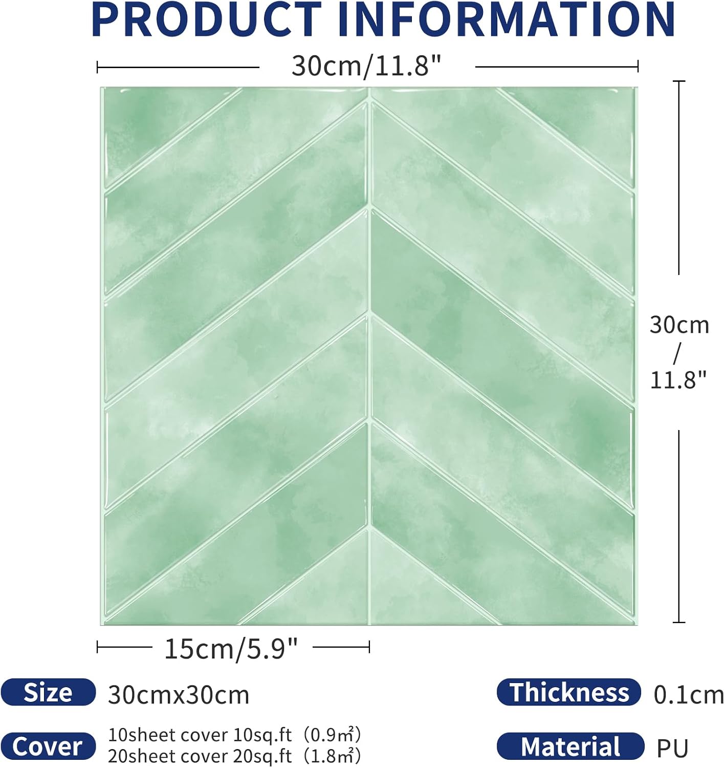 MORCART Peel and Stick Backsplash, 10 Sheets of 11.8"x11.8" - 3D Adhesive Waterproof Wall Tiles for Kitchen, Bathroom, Living Room, Subway Tiles, Gray-Apricot