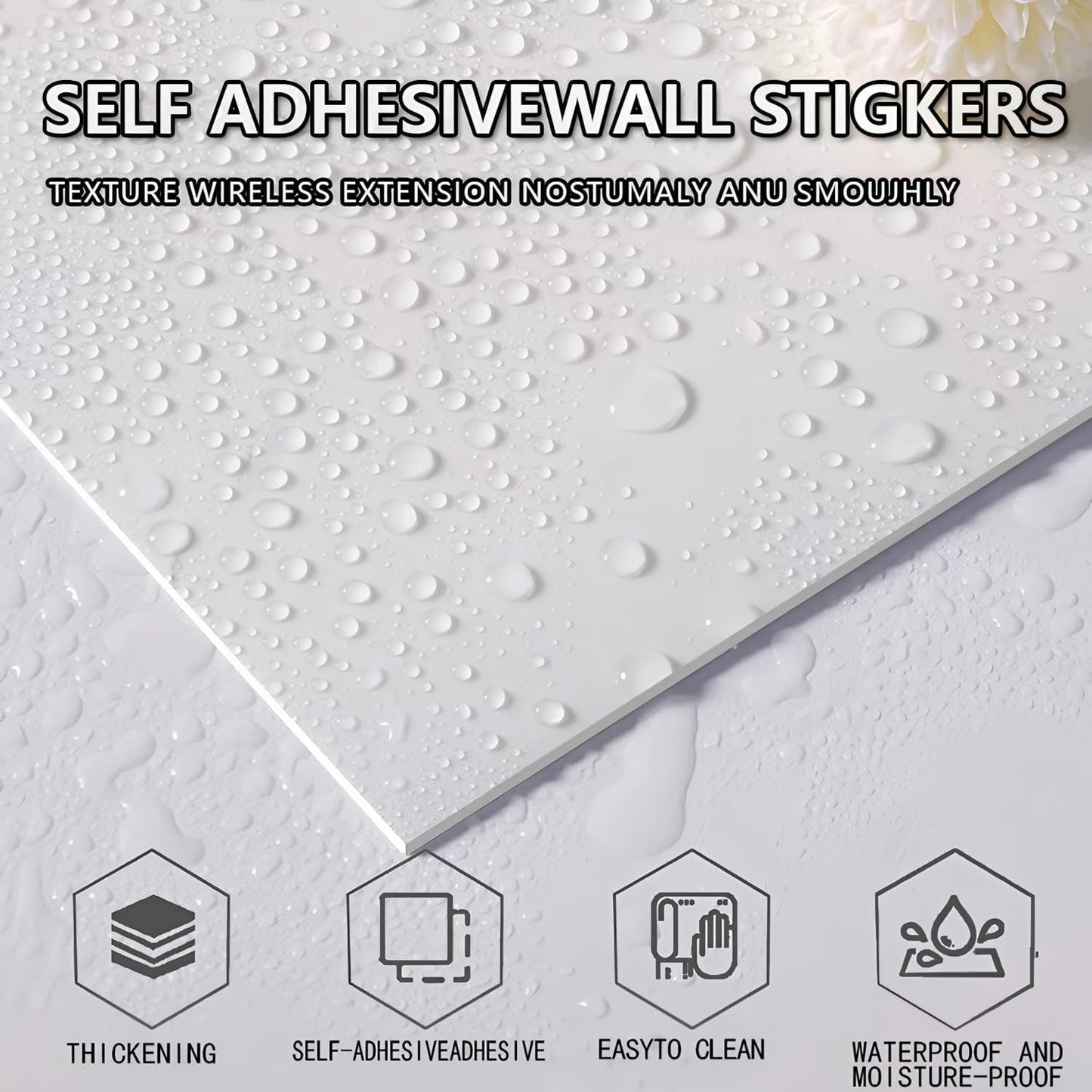 10pcs Peel and Stick Tile Shower Waterproof Marble Tiles Wall Panels, 11.8"x11.8" Self-Adhesive Backsplash Tile, PVC Wall Panels Shower Tiles for Home Bathroom, Kitchen, Living Room Blue