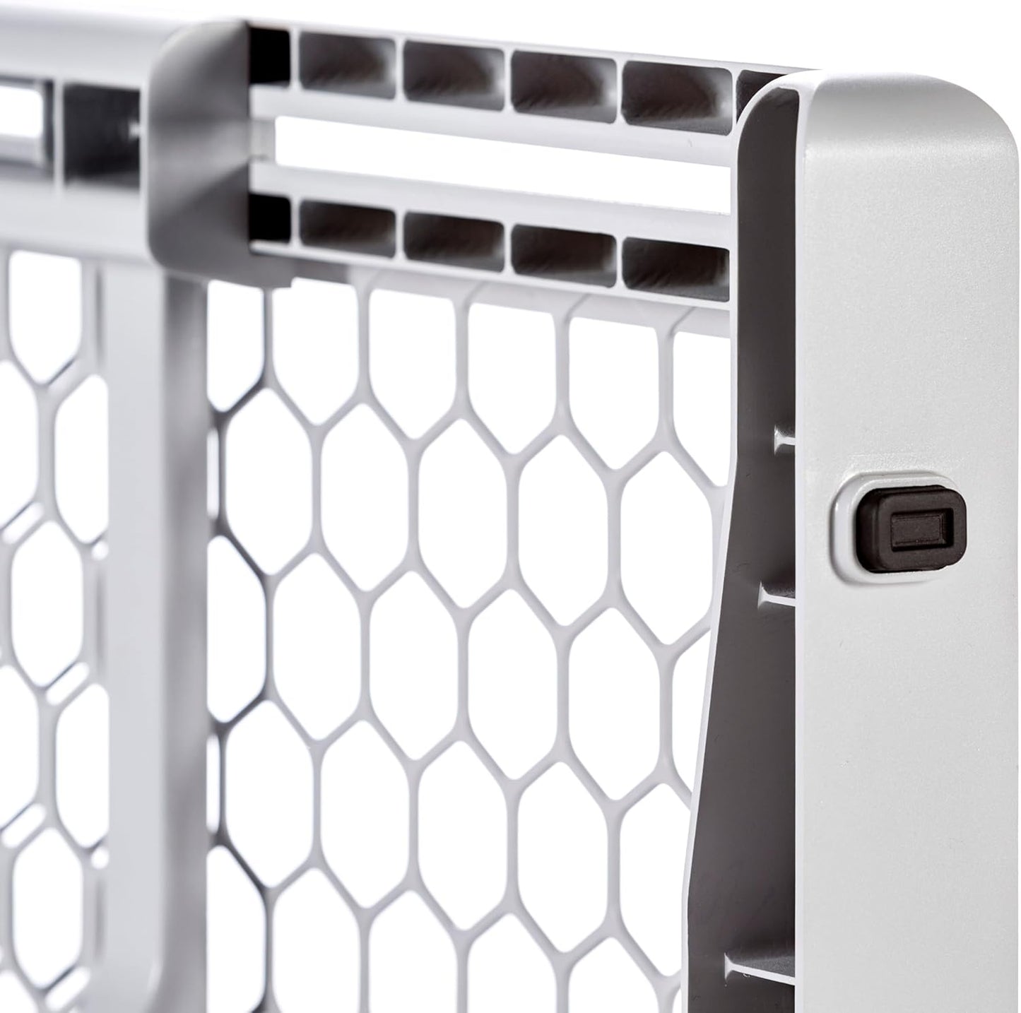 Regalo Safety 28"-42" Extra Wide Expandable Baby Gate for Doorways & Bottom of Stairs, Pressure Mounted Safety Gate for Babies, Toddlers & Pets, Tested & Safe for 30 Years, American Designed and Owned