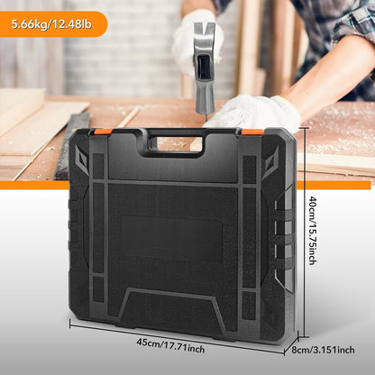 Home Tool Kit 157PCS Basic Household Auto Repair Tool Set Car Toolbox General Hand Tool Kit for Home Men Women DIY with Plastic Toolbox Storage Case Pliers Wrench Combination