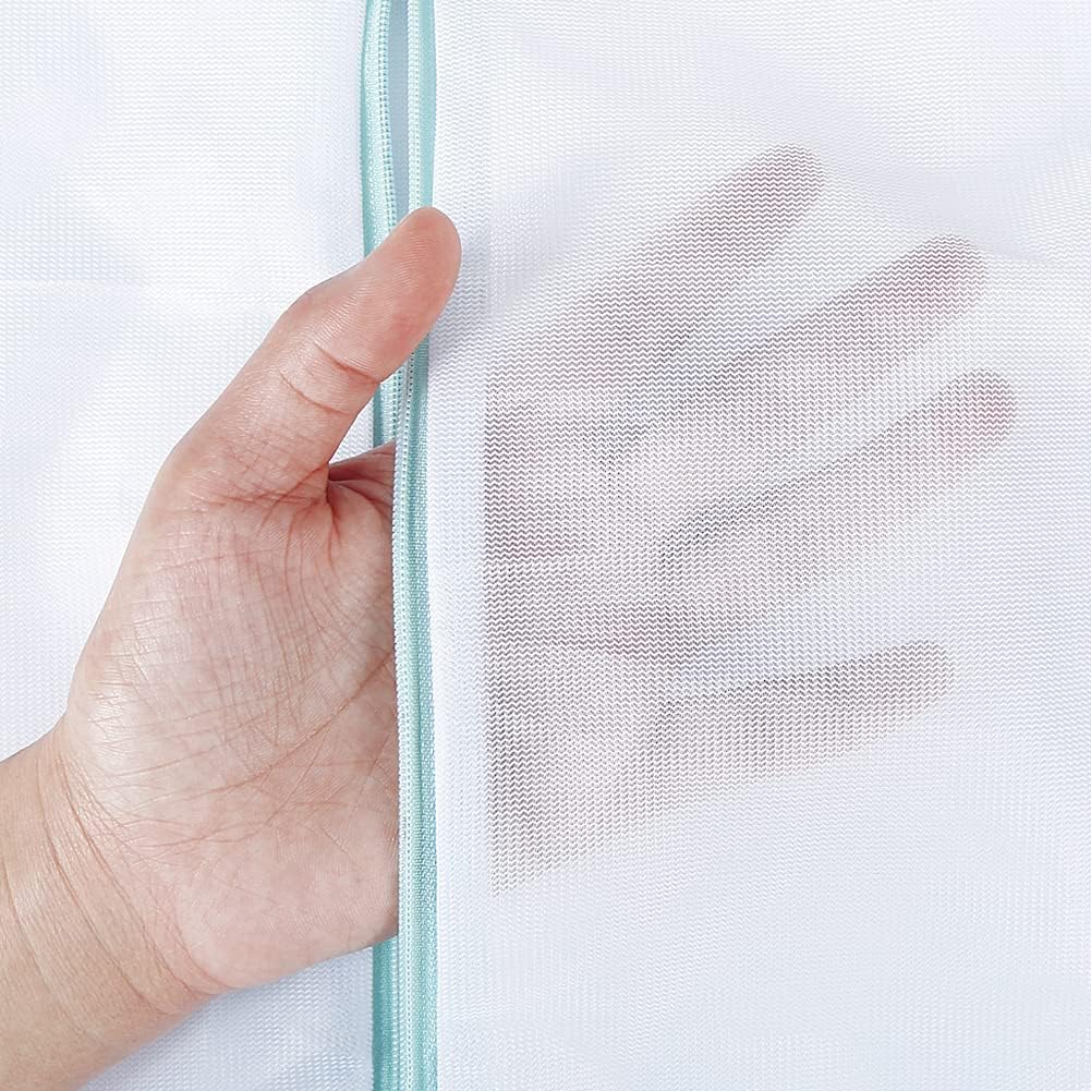 Tenn Well Extra Large Mesh Laundry Bags, 2 Pack 43 x 35 inch Jumbo Delicates Bag for Washing Machine, Large Mesh Bags for Delicates, Coats, Blankets, Bedding, Toys, Pet Items