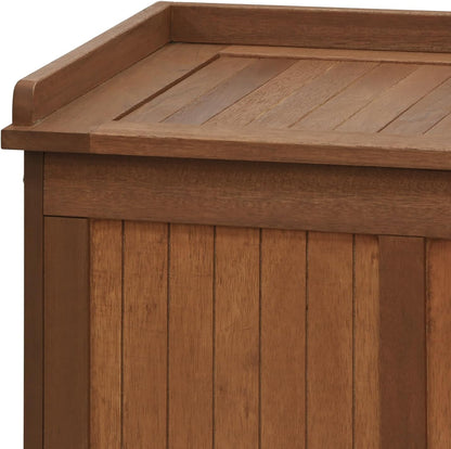 Furinno FG19749 Tioman Outdoor Hardwood Storage Box, Natural