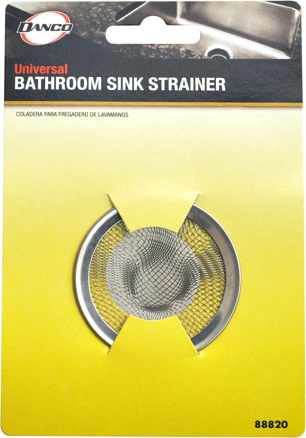 Danco 88821 2-3/4-Inch Tub Mesh Strainer, Stainless Steel, Silver