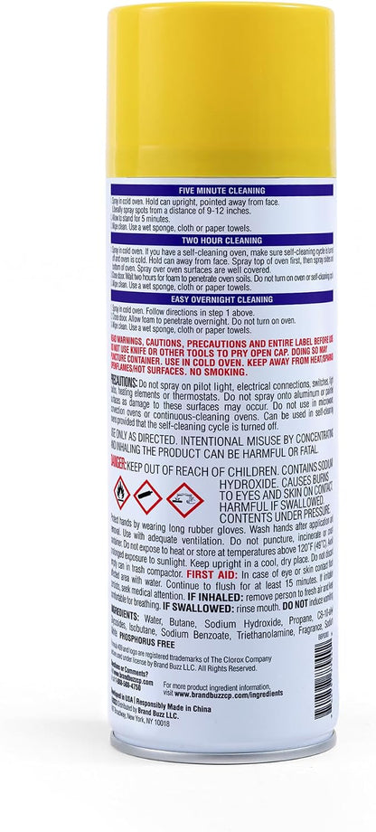 Formula 409 Heavy Duty Spray-On Oven Cleaner, Lemon Scent - Grill and Stove Top Cleaner Cuts Through Grease & Grime on Contact, A Powerful Clean You Can Trust, 14.5 Oz