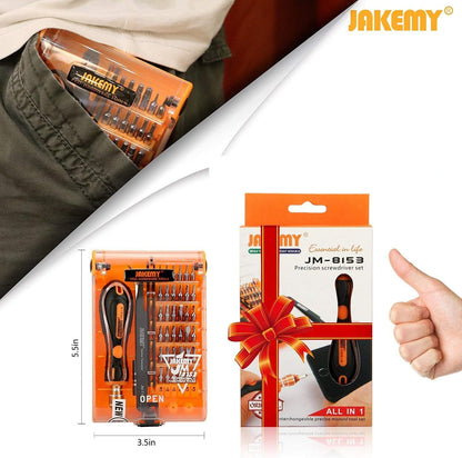 Precision Ratchet Screwdriver Set, JAKEMY 69 in 1 Household Screwdriver Home Repair Tool Kit, Disassemble Magnetic Rotating Ratchet Screwdriver Kit for Furniture/Car/Computer/Electronics Maintenance