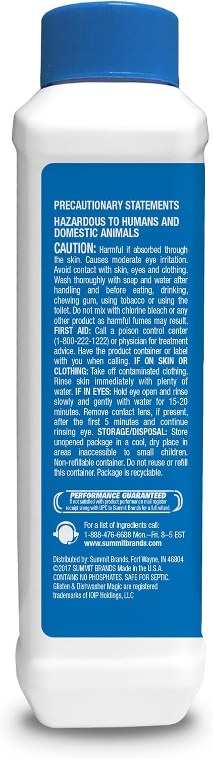 Glisten Dishwasher Magic Disinfectant & Cleaner Lemon 12 Oz