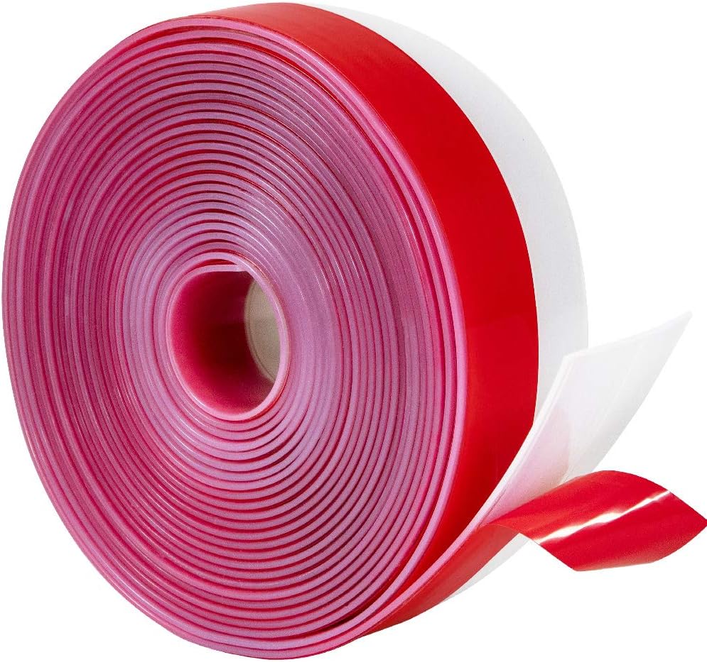 TORRAMI Wide Silicone Weather Stripping 3 inch Width 20 Feet Length, Draft Stopper Seal for Barn and Garage Door Under Bottom,Top, Sides, Grey