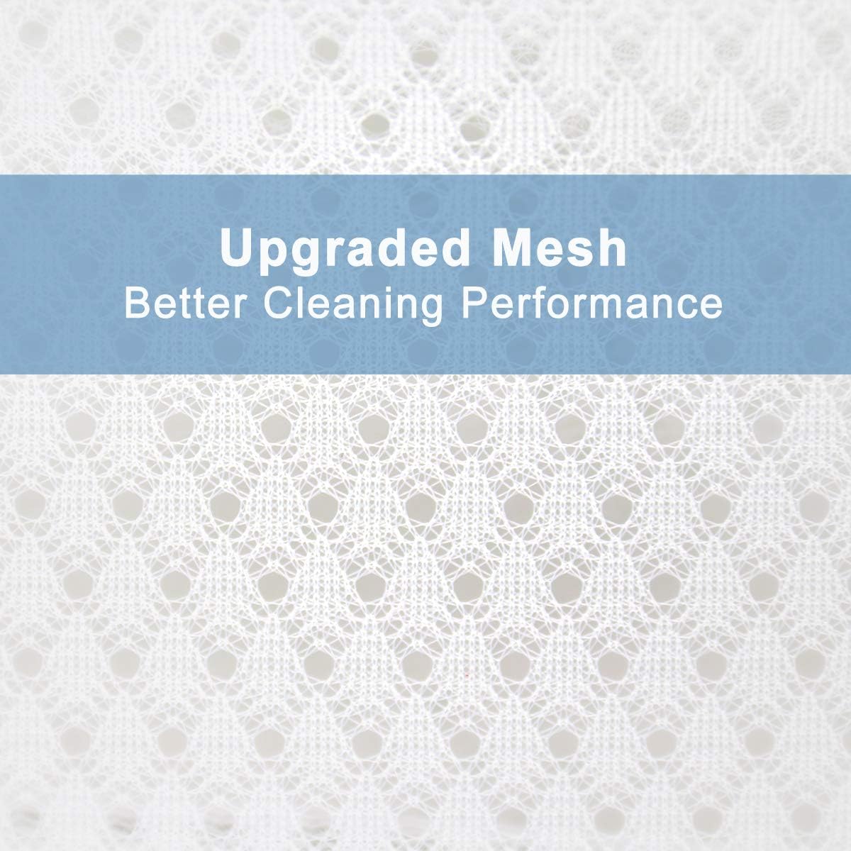 Muchfun 3Pcs Durable Diamond Mesh Laundry Bags for Delicates 12 x 16 Inches | (3 Medium)