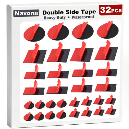 Navona 2In x 10Ft Double Sided Nano Tape, Heavy Duty Removable Transparent Mounting Tape for Walls, Home, Office, Kitchen – Multipurpose Reusable Adhesive Tape