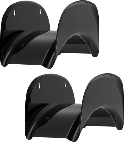 Gardzen Heavy Duty Hose Hanger Wall Mount, Hose Holder, Hook, Rack, Support for Outside, Black