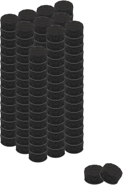 uxcell Furniture Pads, 36Pcs 0.5" - Round Self Adhesive Felt Furniture Pads, Floor Protectors for Furniture Feet Chairs Legs Hardwood Floors (Black)