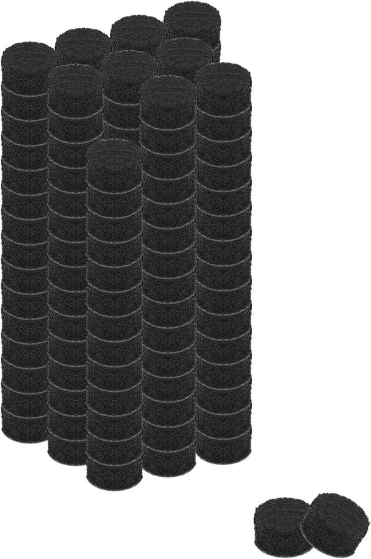 uxcell Furniture Pads, 36Pcs 0.5" - Round Self Adhesive Felt Furniture Pads, Floor Protectors for Furniture Feet Chairs Legs Hardwood Floors (Black)