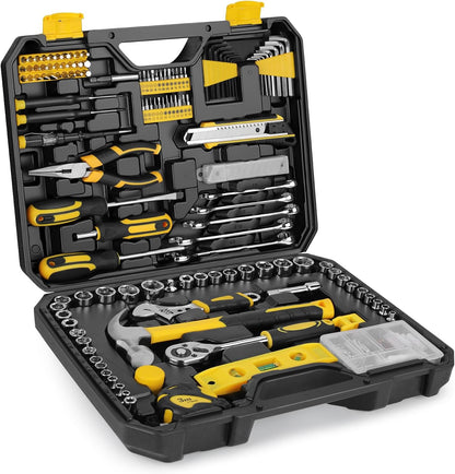 248-Piece Tool Set - General Household Hand Tool Kit with Plastic Toolbox Storage Case for Men, Home Repair, DIY Projects