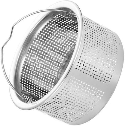 generic 304 Stainless Steel Kitchen Sink Strainer with Handle, 3 Inch Deep Cup Basket Drain Strainer for Clog Prevention & Easy Cleans, Fits Most Standard Sinks