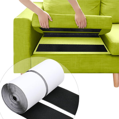 41Ft x 1 Inch Self Adhesive Strips, Heavy Duty Strong Back Sticky Fastening Tape,Nylon Fabric Fastener Mounting Tapes for Sewing, Crafting,DIY- Indoor or Outdoor Use (White)