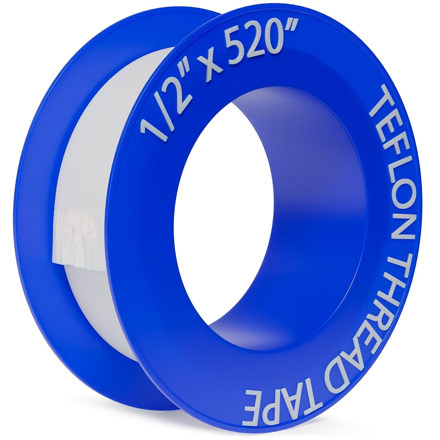 D-NYX Teflon Tape 4 Rolls 1/2 Inch(W) X 520 Inches(L) Teflon Duct Sealant Tape for Shower Head, Plumbing Thread Tapes, Water Pipe Sealing Plumbers PTFE Thread Seal, Pipe Dope Plumbers Accessories