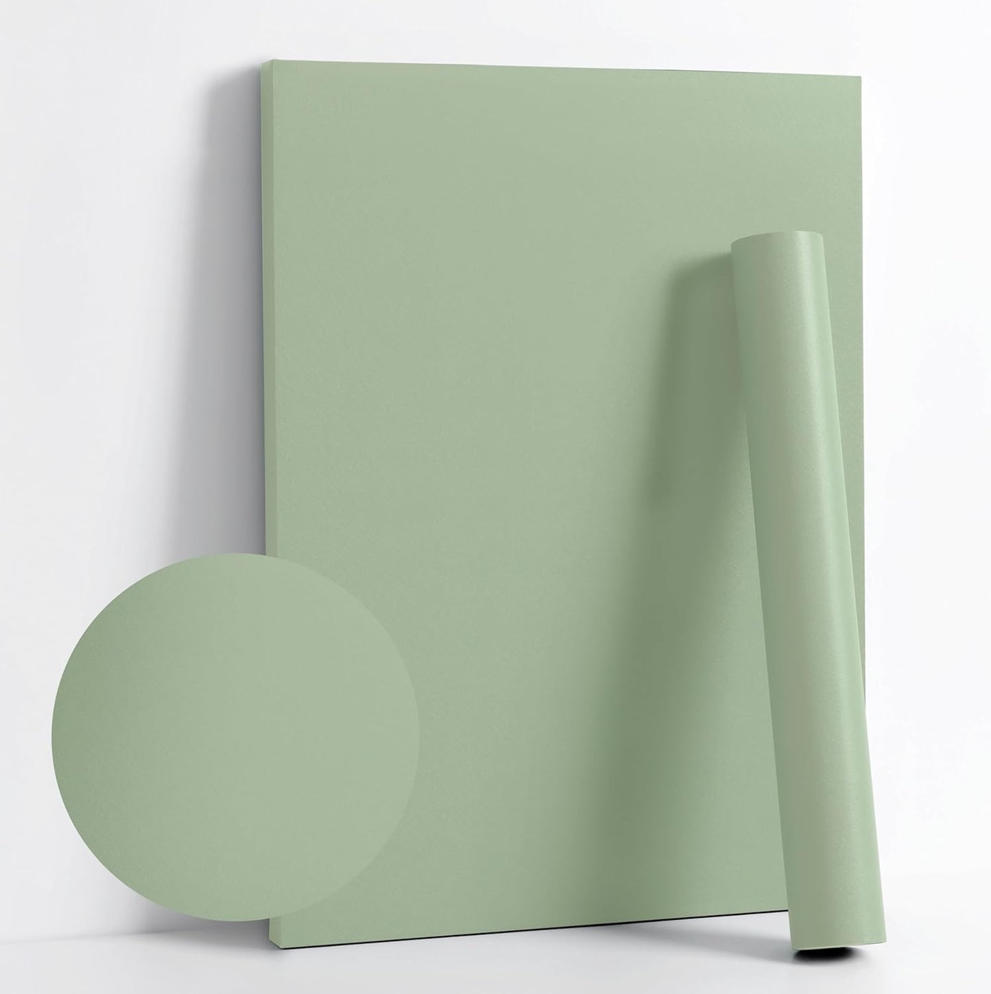 Dimoon 118''x17.7'' Green Peel and Stick Wallpaper Contact Paper Modern Self Adhesive Wall Paper Removable Renter Friendly Textured Solid Color Shelf Cabinet Vinyl Roll (118''x17.7'',Dark Green) - Colors B