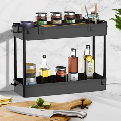 SPACELEAD Slim Storage Cart 3 Tier,Bathroom Organizer Rolling Utility,Mobile Shelving Unit Slide Out for Office, Kitchen, Laundry Room & Narrow Places，Green