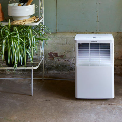 Hisense 25 Pint Small Compact Portable Dehumidifier, Energy Efficient Quiet Humidity Absorber Moisture Extractor for Bathroom Bedroom Room Garage Attic Home Crawl Space Closet