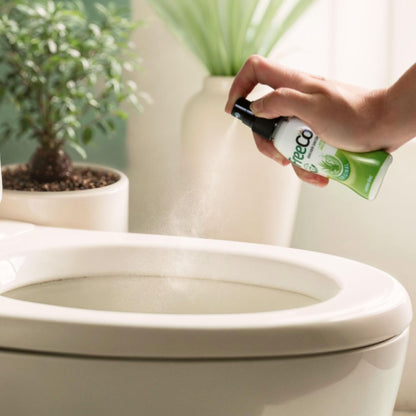 Freeco Before-you-go Toilet Spray | Stops odor Before it Begins with Essential Oils | Ideal for Home, Office, Public Spaces & Travel | 2 fl oz (1 Bottle), Original Citrus Scent