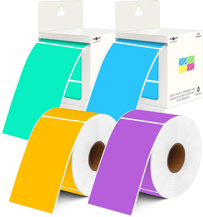 PARLAIM 3 x 5 inch Rectangle Sticker Labels, 250PCS Adhesive Color Coding Stickers for Moving Box Inventory Label, Fluorescent Green