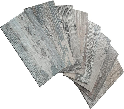 AULIGET 100 Piece Rust Slate Peel and Stick Backsplash Wall Tiles, 3" x 6" PVC Faux Stone Stick on Tiles for Backsplash Kitchen, Bathroom, Laundry Room, Camper, Fireplace