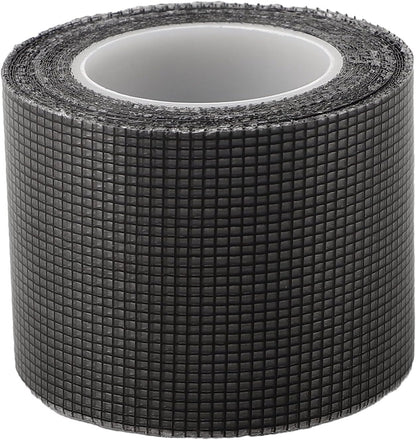 Screen Repair Tape, Fiberglass Patch Kit, 16.5FT Strong, Temperature Resistant, for Window Screen Door Tent Mesh RV Repair, Black