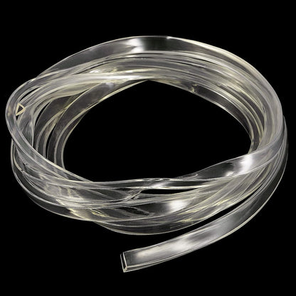 uxcell U Channel Edge Trim, 4.9ft Length Soft Rubber Guard Seal Strip Edge Protector Fit for 1-2mm Edge, (9/32" W x 5/32" H) Clear