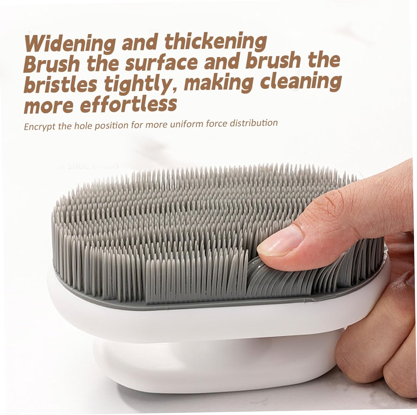 Laundry Scrub Brush 2Pcs Laundry Brush, Soft Bristle PE Clothing Stain with Comfortable Grip for Washing Clothes, Hats, Underwear