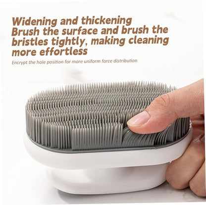 Laundry Scrub Brush 2Pcs Laundry Brush, Soft Bristle PE Clothing Stain with Comfortable Grip for Washing Clothes, Hats, Underwear