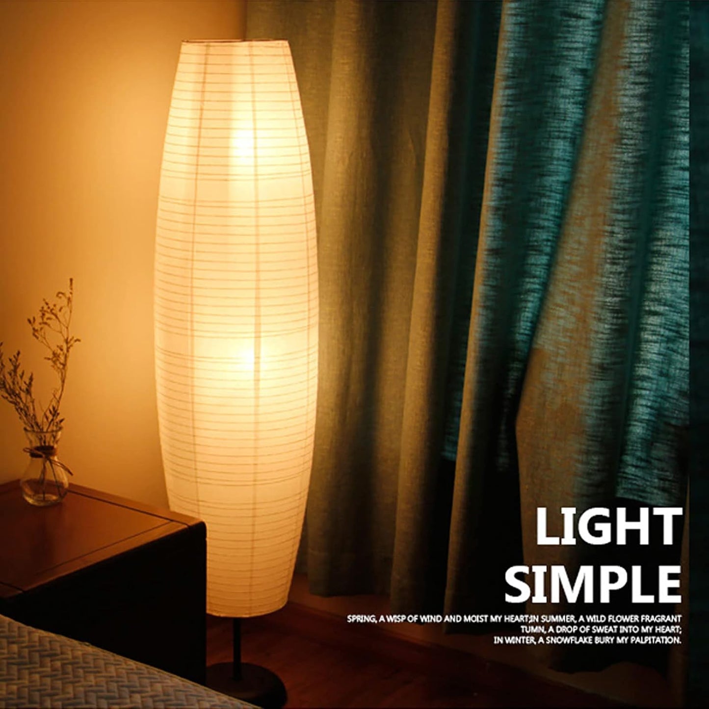 Paper Floor Lamp Shade White Rice Paper Lampshades Replacement Lamp Cover Floor Lamp Cover Replacement for Bedroom Living Room