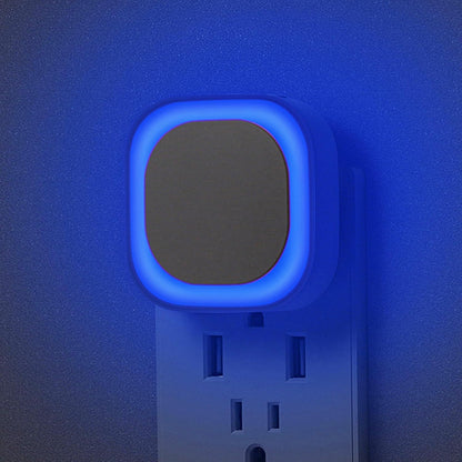 YUNLEX 2 Pack Red Night Light with Dusk to Dawn Sensor, Eye-Care Reflected Glow, 0% Blue Light True Red LED, 3-Level Brightness, Auto On/Off, Plug-in Nightlight for Sleep, Kids, Bedroom, Bathroom