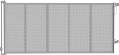 Reinforced 120" Extra Wide Retractable Baby Gates for Stairs, Mesh Saftey Gate for Pets, 10 Foot Retractable Dog Gate, No Drilling, One-Hand Operation, Retractable Gate for Indoor & Outdoor Use