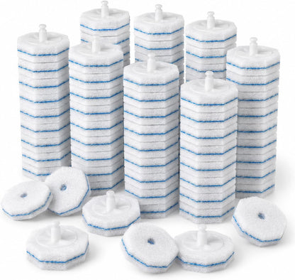 60 Pack Wand Refills Compatible with Clorox Toilet Brushes, Instant Foam Cleaning, Secure Lock No Slipping, Odor Neutralizing, Easy Snap-On Design