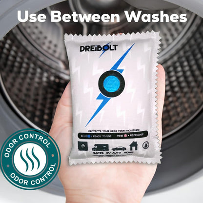 Renewable Dehumidifier - 2 Pack - Moisture Absorber for Gun Safe & More - Silica Gel Desiccant