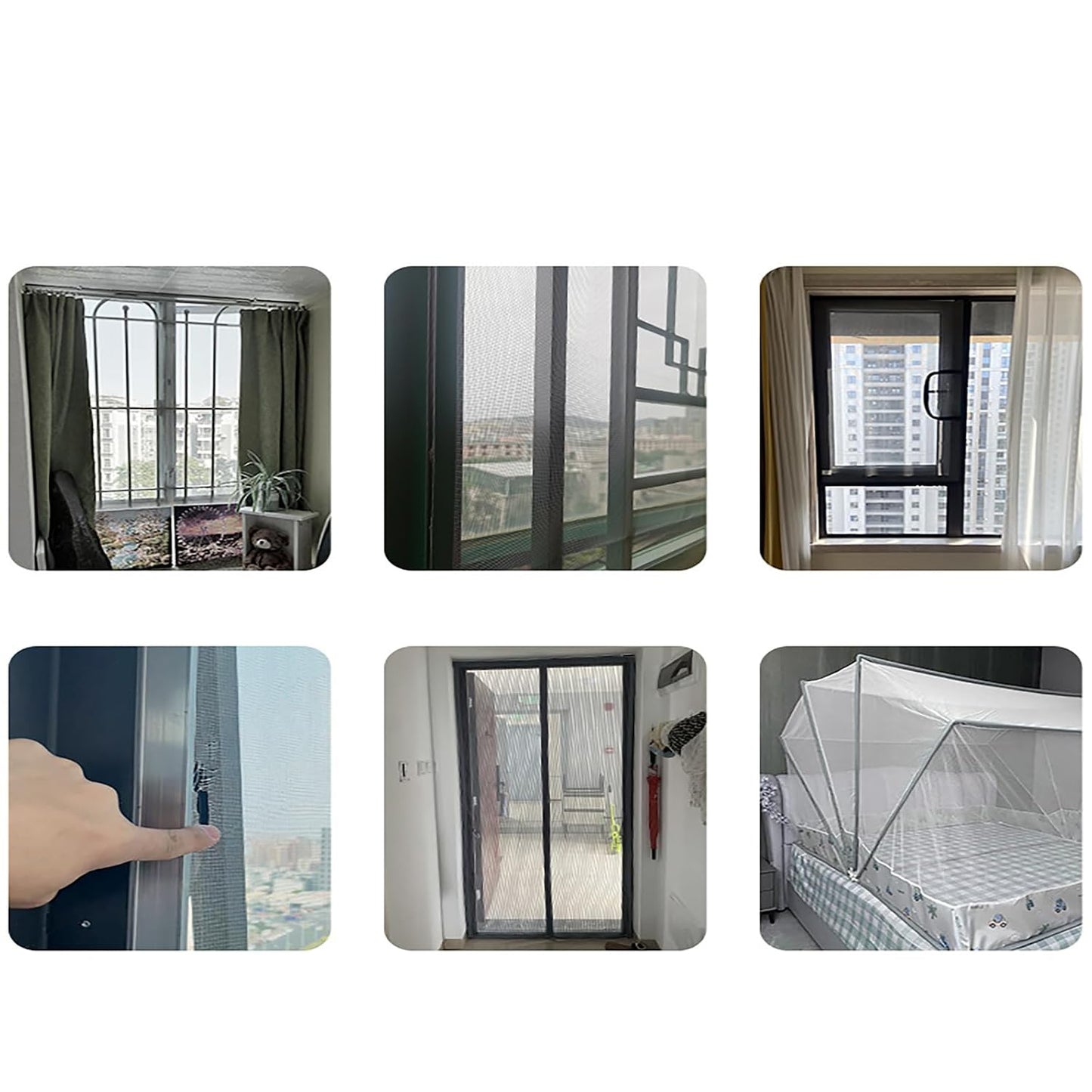 Window Screen Repair Tapes, 2.75in x 66FT, Screen Rrepair Kit for Windows or Doors，Strong Adhesive and Breathable，Easy to Cut