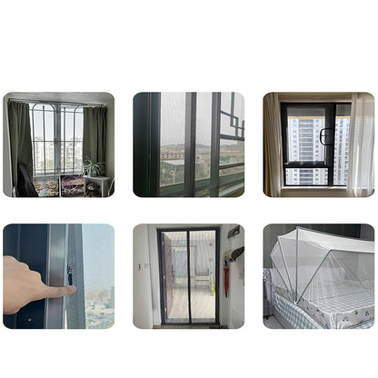Window Screen Repair Tapes, 2.75in x 66FT, Screen Rrepair Kit for Windows or Doors，Strong Adhesive and Breathable，Easy to Cut