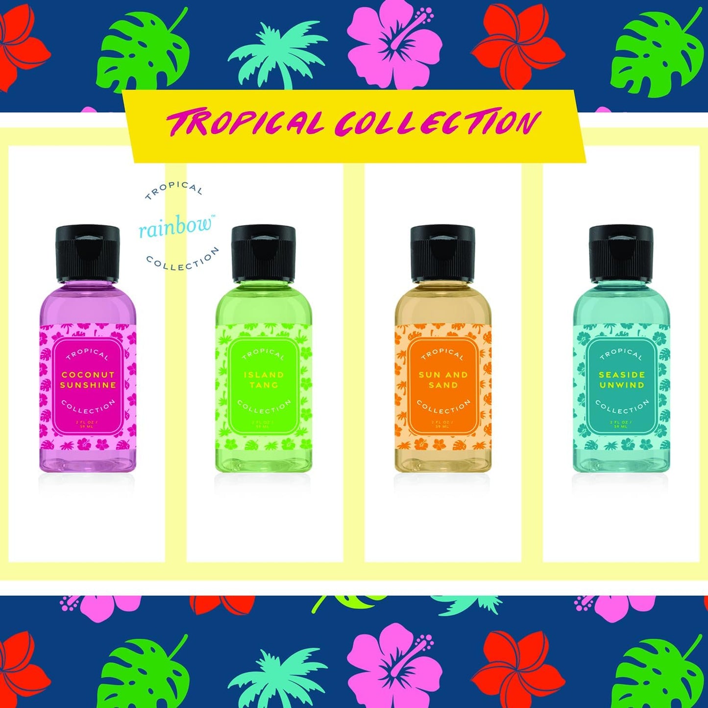 Rainbow and RainMate Eucalyptus Fragrance, Air Freshener (Pack) | 4-Pack, 2 oz Bottles