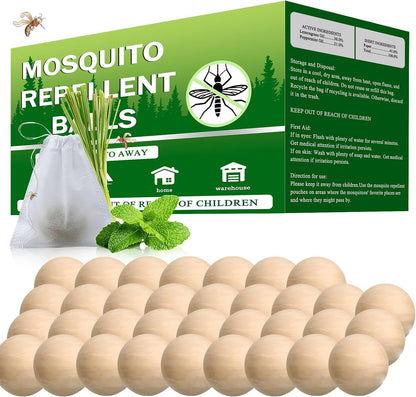 Mosquito Repellent Outdoor Patio 36 Balls - Mosquito Repellant Indoor & Outdoor for Yard Home Patio Travel Camping, Keep Mosquitoes Away from Door Patio
