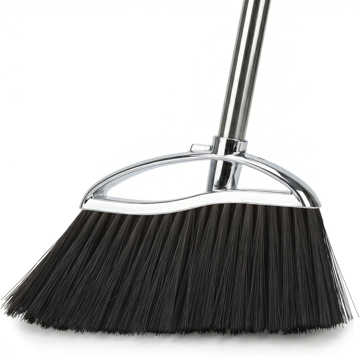 Outdoor Stiff Bristles Angle Broom Heavy Duty Sweeping Patio Broom with Long Handle for Garage Garden Commercial and Industrial