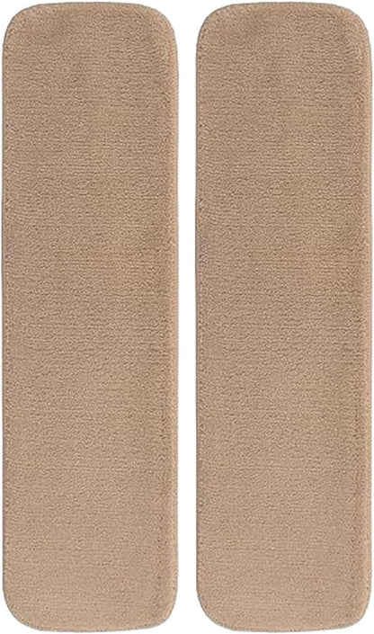 Comfy Collection Stair Tread Treads Indoor Skid Slip Resistant Carpet Stair Tread Treads Machine Washable 8 ½ inch x 30 inch (1 Piece, Beige)