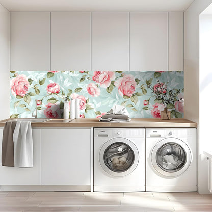 Peel and Stick Wallpaper, Soft Wildflower Botanical Contact Paper, PVC Vinyl Removable Wall Covering, Waterproof Easy-Clean, No Residue Renter Friendly, Neutral Decor, 39.4x17.3 in (Flowers2)