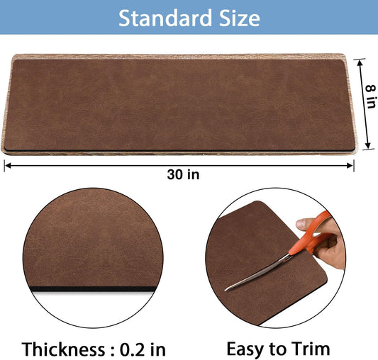Non Slip Rubber Carpet Stair Treads for Wooden Steps Indoor, 15 Pack Slip Resistant Stair Rug Staircase Step Treads Pads for Pet, Kids and Elderly, Black Marble