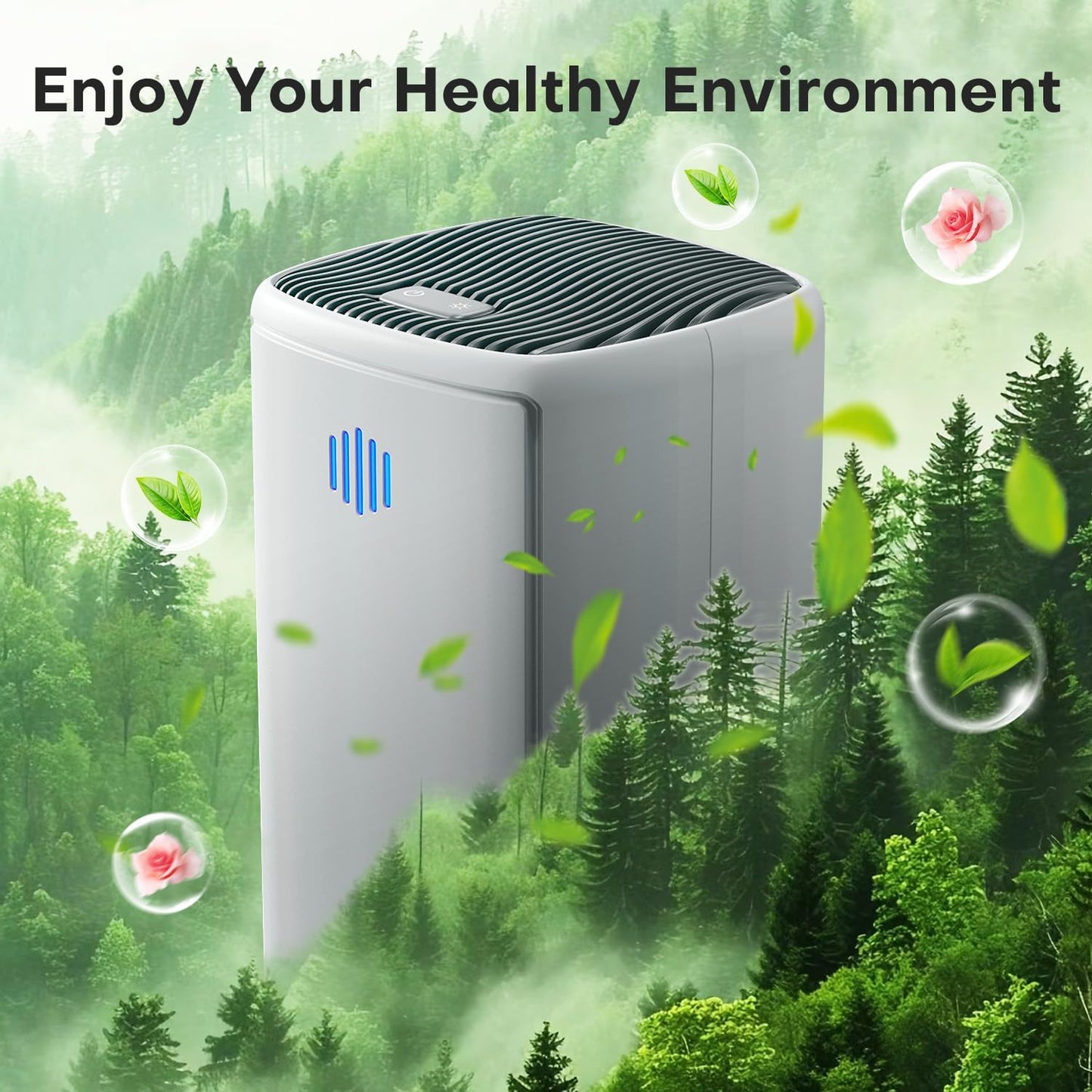 Dehumidifier,TABYIK 38OZ,Small,Quiet, Energy-Saving Dehumidifier with Auto Shut Off, for Bathrooms, Closets, and RVs