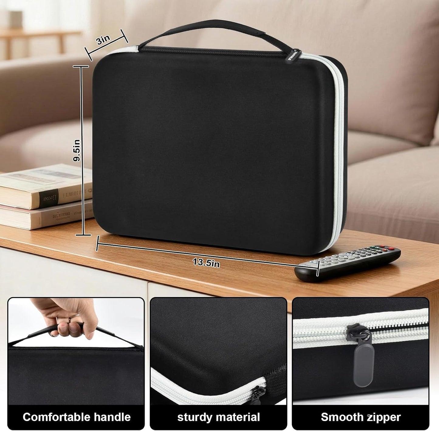 PAIYULE Battery Organizer Storage Box with Tester, Shockproof EVA 220+ AA AAA C D 9V Capacity Emergency Power Solution, Unique 8 D-Cell Home Kitchen Garage Organization